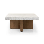 Bellamy White Carrera Marble Rectangular Coffee Table | ready to ship!
