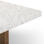 Bellamy White Carrera Marble Rectangular Coffee Table | ready to ship!
