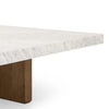 Bellamy White Carrera Marble Square Coffee Table | ready to ship!