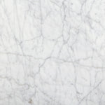 Bellamy White Carrera Marble End Table | ready to ship!