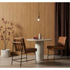 Belle Round Cream Marble Dining Table