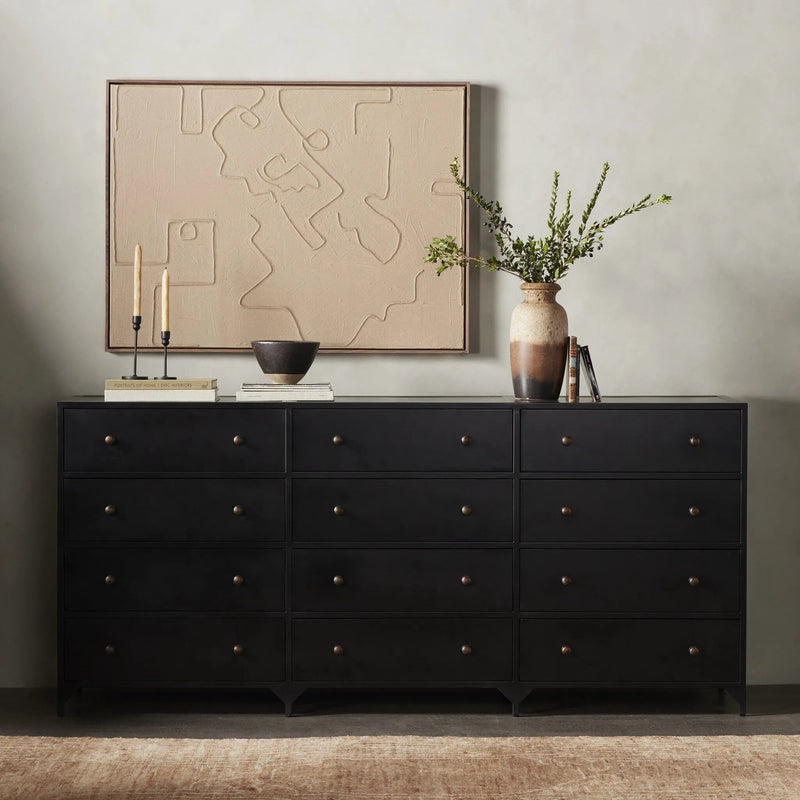 Belmont Black 12 Drawer Dresser | ready to ship!