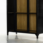 Belmont Black Oak Cabinet | ready to ship!
