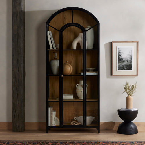 Belmont Black Oak Cabinet | ready to ship!