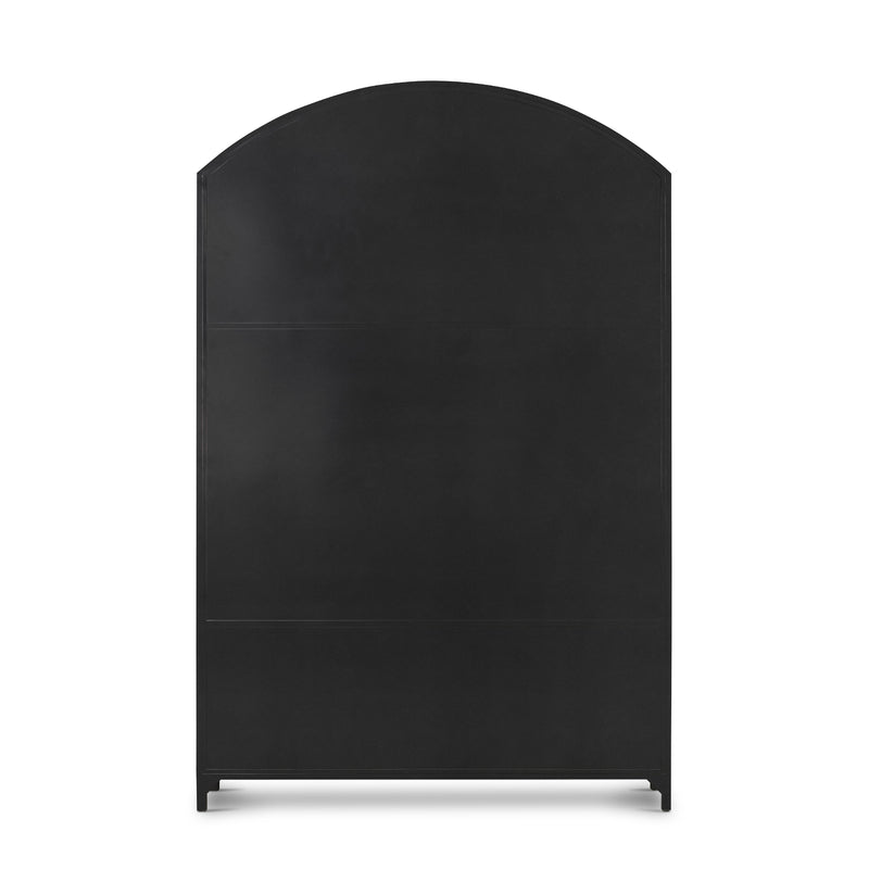 Belmont Black Wide Metal Cabinet | ready to ship!