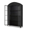 Belmont Black Wide Metal Cabinet | ready to ship!