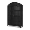 Belmont Black Wide Metal Cabinet | ready to ship!