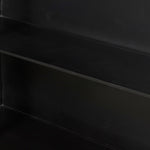 Belmont Black Wide Metal Cabinet | ready to ship!