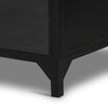 Belmont Black Wide Metal Cabinet | ready to ship!