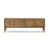 Bergstrom Warm Natural Oak Veneer Media Console | ready to ship!