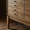 Bergstrom Warm Natural Oak Veneer Media Console | ready to ship!