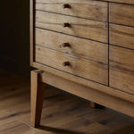 Bergstrom Warm Natural Oak Veneer Media Console | ready to ship!