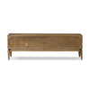 Bergstrom Warm Natural Oak Veneer Media Console | ready to ship!