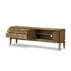 Bergstrom Warm Natural Oak Veneer Media Console | ready to ship!