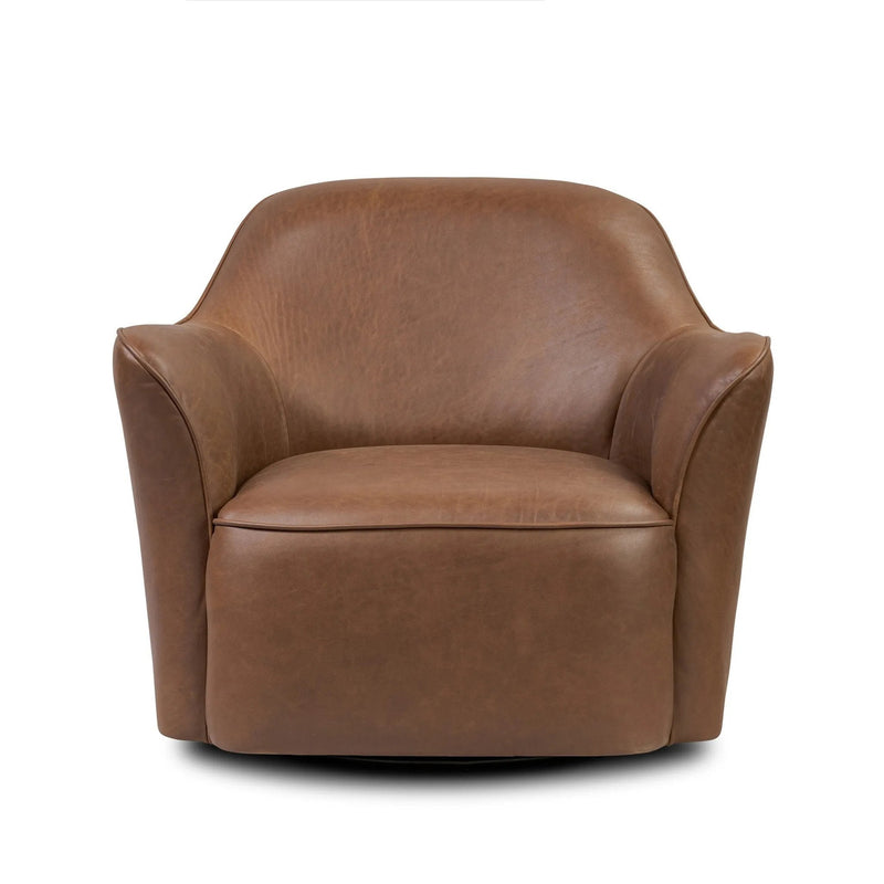 Bethany Dulane Mahogany Swivel Chair | shipping 08/10/2025