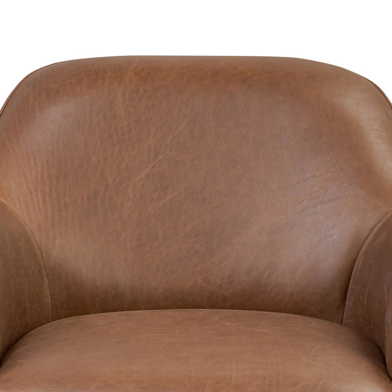 Bethany Dulane Mahogany Swivel Chair | shipping 08/10/2025