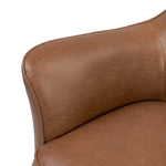 Bethany Dulane Mahogany Swivel Chair | shipping 08/10/2025
