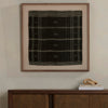 Bhujodi Chocolate With Rustic Walnut Textile | ready to ship!