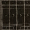 Bhujodi Chocolate With Rustic Walnut Textile | ready to ship!
