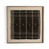 Bhujodi Chocolate With Rustic Walnut Textile | ready to ship!