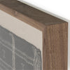 Bhujodi Chocolate With Rustic Walnut Textile | ready to ship!