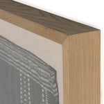 Bhujodi Cornflower Blue W/ White Oak Textile | ready to ship!