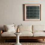 Bhujodi Cornflower Blue W/ White Oak Textile | ready to ship!
