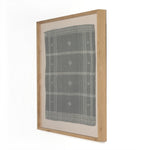 Bhujodi Cornflower Blue W/ White Oak Textile | ready to ship!