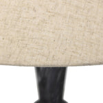 Bibianna Black Italian Marble Table Lamp | ready to ship!