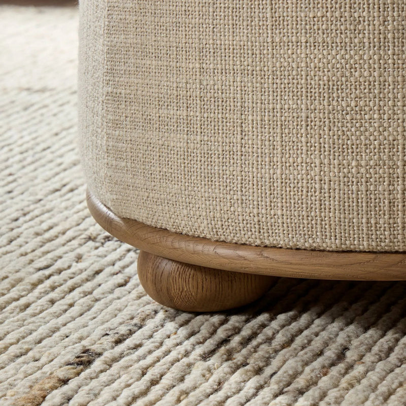 Bilbury Saxon Sand Ottoman | shipping 6/9/2025