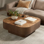 Blanco Warm Umber Burl Coffee Table | ready to ship!