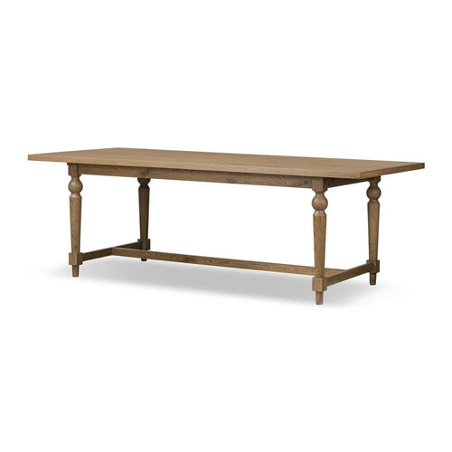 Blinn Worn Oak Veneer Extension Dining Table | shipping 8/18/2025