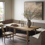 Blinn Worn Oak Veneer Extension Dining Table | shipping 8/18/2025