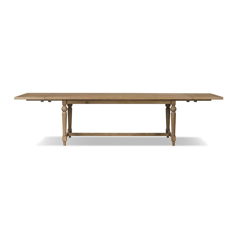Blinn Worn Oak Veneer Extension Dining Table | shipping 8/18/2025