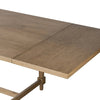 Blinn Worn Oak Veneer Extension Dining Table | shipping 8/18/2025
