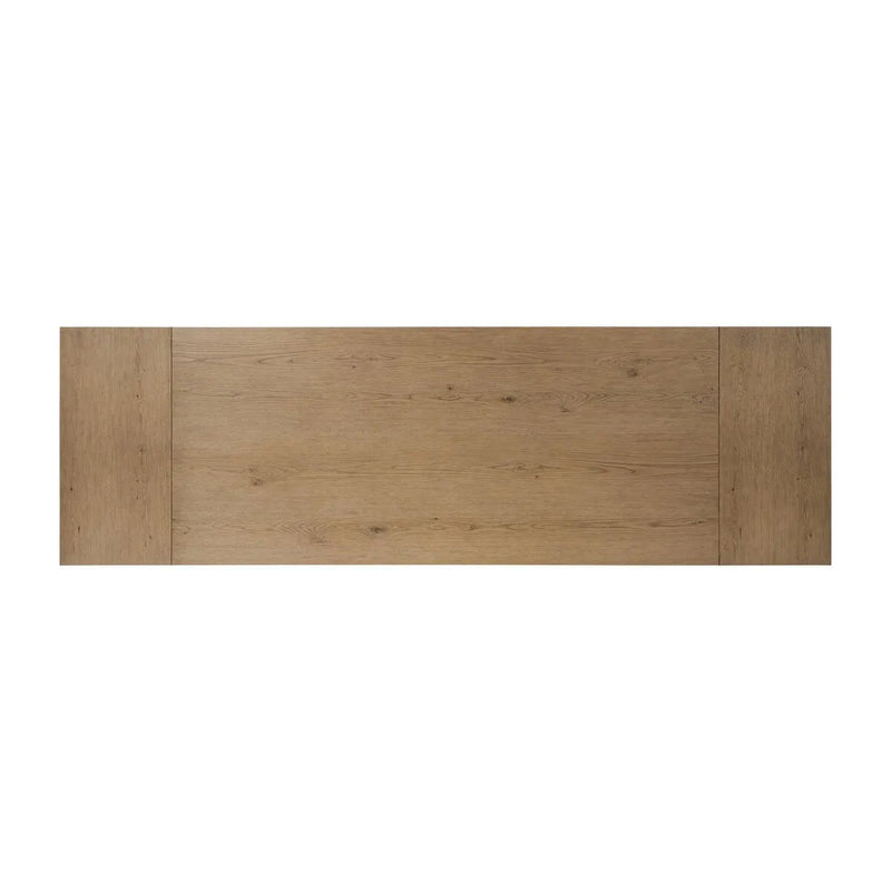 Blinn Worn Oak Veneer Extension Dining Table | shipping 8/18/2025