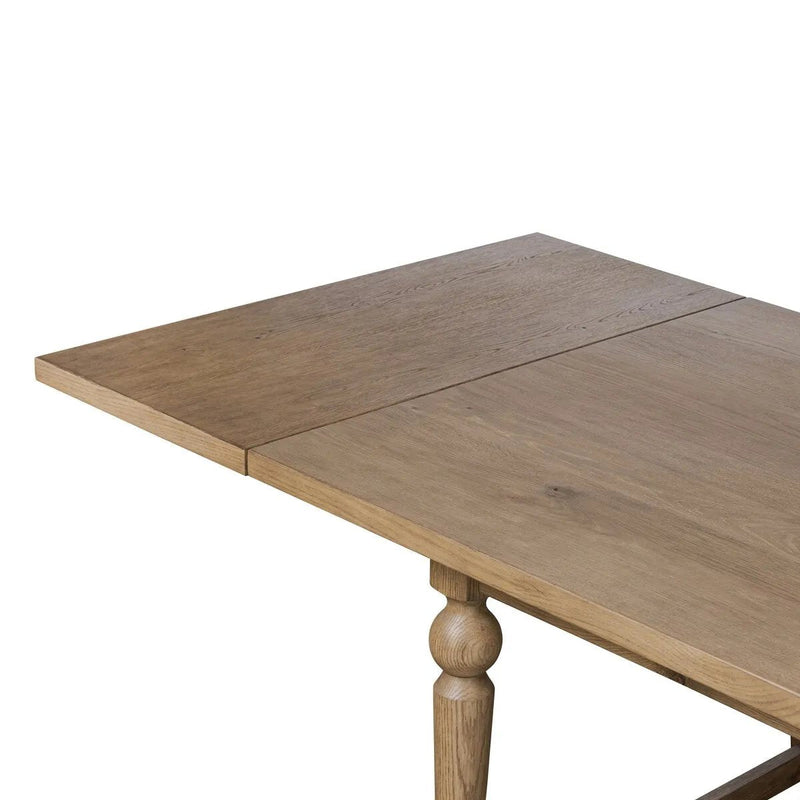 Blinn Worn Oak Veneer Extension Dining Table | shipping 8/18/2025