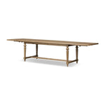 Blinn Worn Oak Veneer Extension Dining Table | shipping 8/18/2025