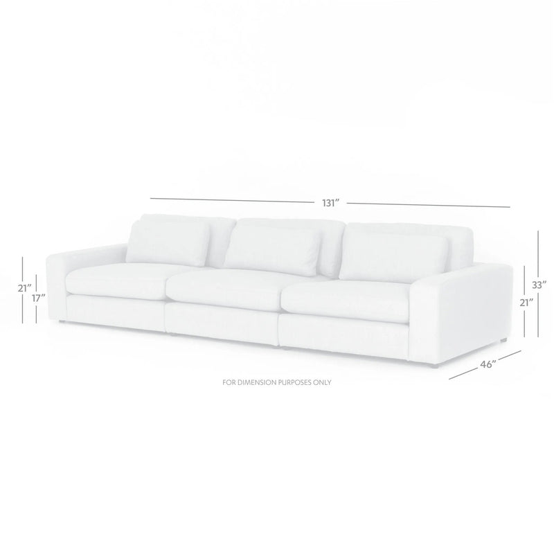 Bloor Landale Charcoal 3-Piece Sectional | shipping 8/17/2025