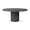 Bonnie Textured Black Concrete Coffee Table | shipping 6/3/2025