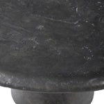 Bonnie Textured Black Concrete Coffee Table | shipping 6/3/2025