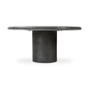 Bonnie Textured Black Concrete Coffee Table | shipping 6/3/2025