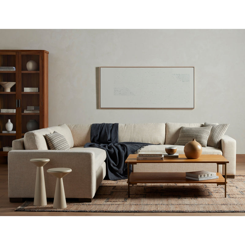 Boone Thames Cream 3-PC Sectional Sofa | shipping 11/20/2025