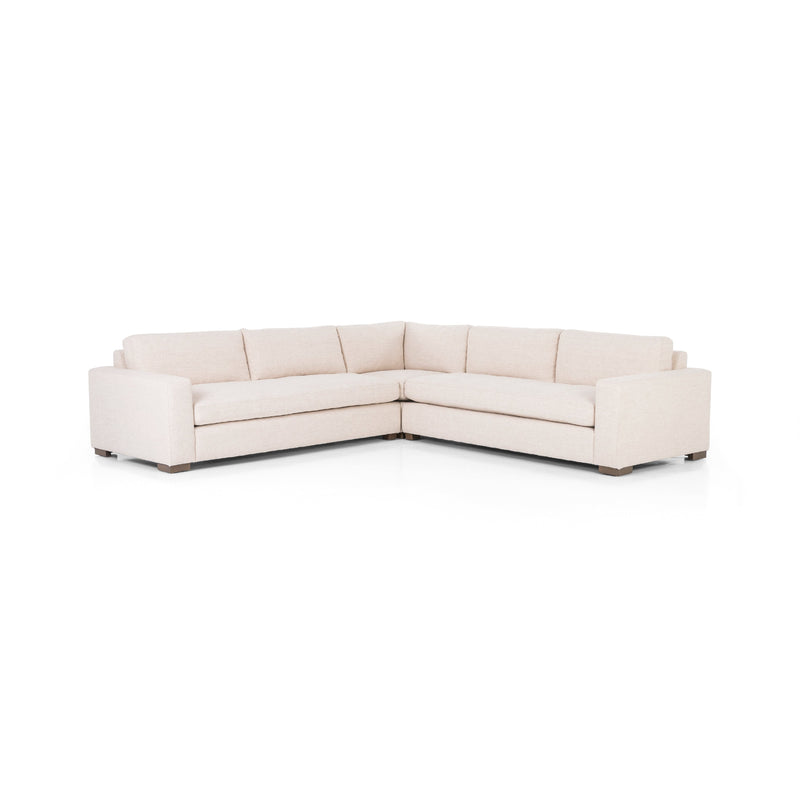 Boone Thames Cream 3-PC Sectional Sofa | shipping 11/20/2025