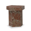 Brando Smoke and Russet Marble End Table | ready to ship!