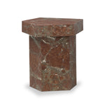 Brando Smoke and Russet Marble End Table | ready to ship!