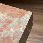 Brando Smoke and Russet Marble End Table | ready to ship!