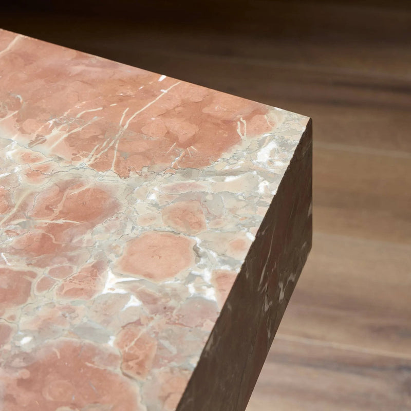 Brando Smoke and Russet Marble End Table | ready to ship!