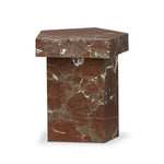 Brando Smoke and Russet Marble End Table | ready to ship!