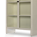 Breya Cream Powder Coat Cabinet | ready to ship!